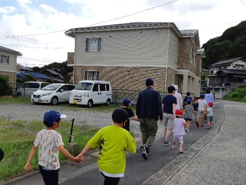 避難訓練の様子