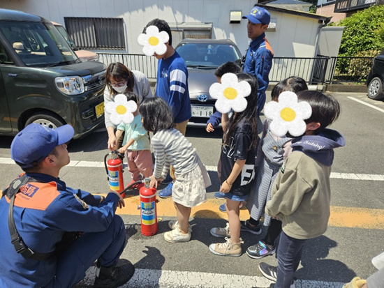 避難訓練の様子