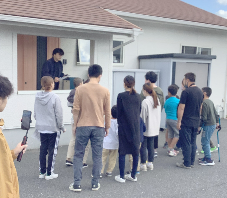 避難訓練の様子