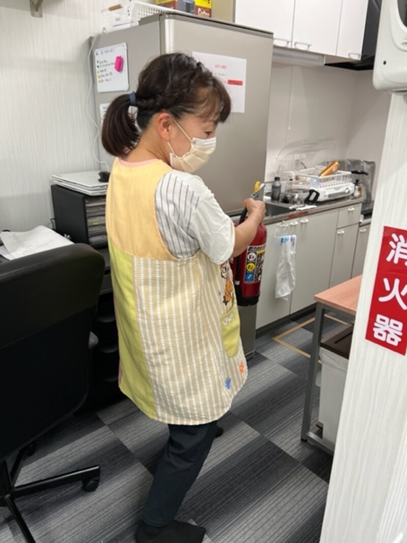 避難訓練の様子