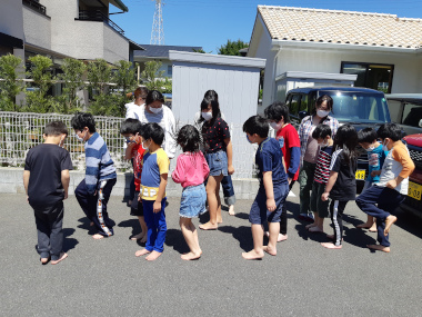 避難訓練の様子