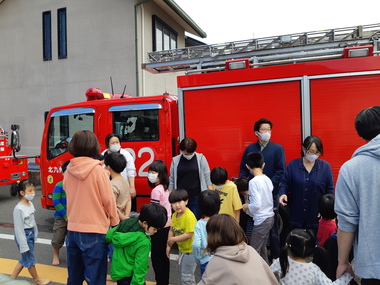 避難訓練の様子