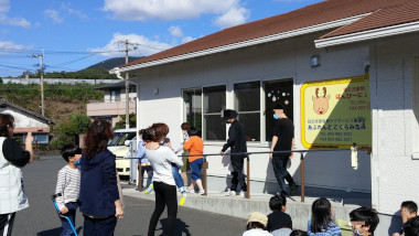 避難訓練の様子