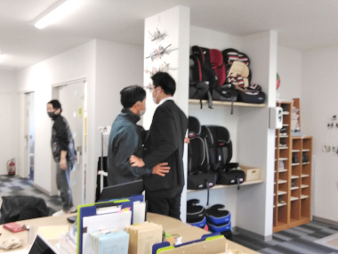 防犯訓練の様子