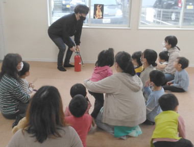 避難訓練の様子