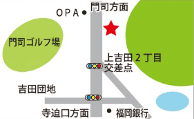 よしだ付近地図